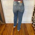 MaryJo-Destroyed High Waist Dad Straight Leg With Harsh Tint