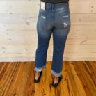 Annessa-Cuffed Straight Leg Jeans