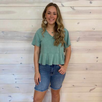 Suzie-High Waist Bermuda Short