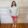 Dog Mom Rainbow Embroidered Graphic Sweatshirt