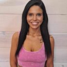 Washed Ribbed Square Neck with Bra Pads