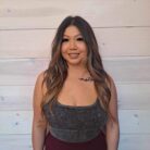 Washed Ribbed Square Neck with Bra Pads