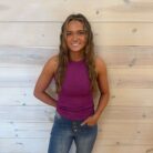 Soft Ribbed Tight Crew Neck Tank Top