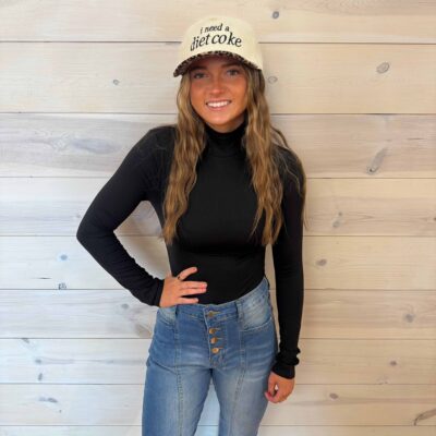 Mock Neck Long Sleeve Bodysuit