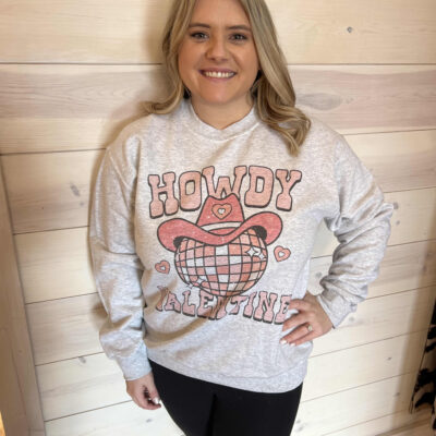 Howdy Valentine Graphic Sweatshirt