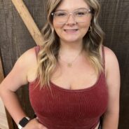 Square Neck Ribbed Cropped Tank Top