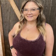 Square Neck Ribbed Cropped Tank Top