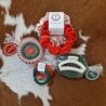 Teleties Christmas Spiral Hair Coil Trio Set