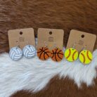 Softball Earrings