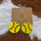 Softball Earrings