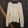Lace Backless Knit Sweater Top