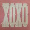Bow Sequin XOXO Graphic Exposed  Seam Baggy Sweatshirt