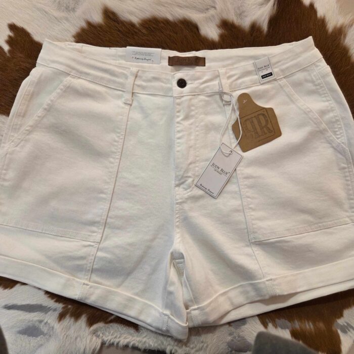 Shonda-High Waist Aurora Weekender Short Double Rolled Cuff