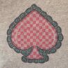 Pink Checkered Spade Western Graphic Sweatshirt