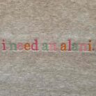 I Need A Drink Embroidered Graphic Crewneck Sweatshirt