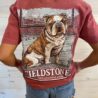 100% Cotton English Bulldog Fieldstone Sporting Lifestyle Brand Graphic Tee