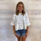 Mandy-Mid Rise Distressed Shorts