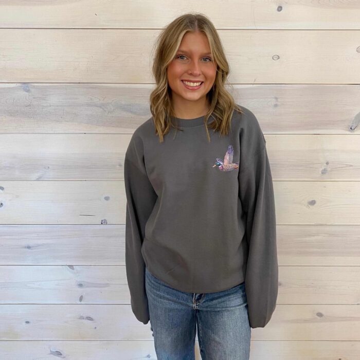 Old School Duck Graphic Sweatshirt