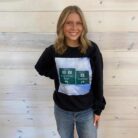 Cowboy Boy Road Sign Western Graphic Sweatshirt