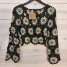 Free To Dream Crochet Long Sleeve Top