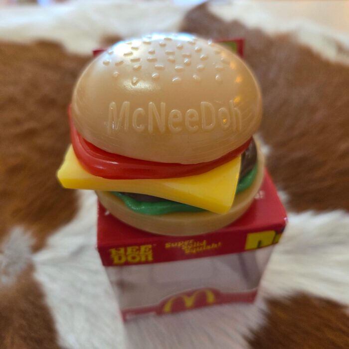 NeeDoh Nice Cube McDonald’s Cheeseburger Squishy