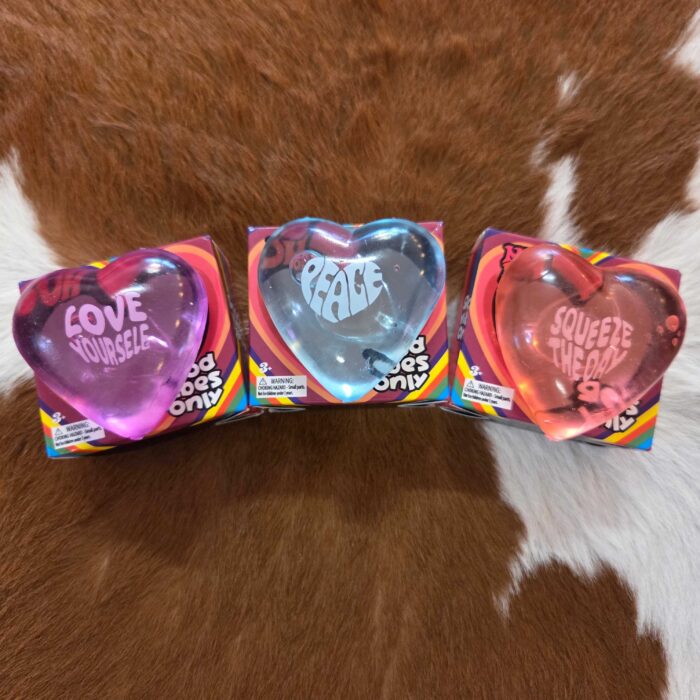 NeeDoh Good Vibes Only Heart Squishy