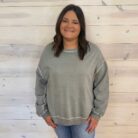 French Terry Pigment Dye And Enzyme Washed Pullover