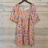 Summer Floral Square Neck Puff Sleeve Babydoll Dress