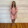 Summer Floral Square Neck Puff Sleeve Babydoll Dress