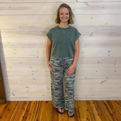 Casual Wanderer Wide Leg Slit Pants