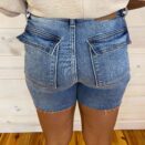 Sammy-Mid Rise Bermudas With Back Flap Pockets