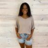 Coral-High Waist Trouser Short