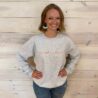 I Need A Drink Embroidered Graphic Crewneck Sweatshirt