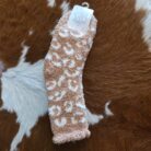 Plush Cozy Leopard Print Socks