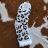 Plush Cozy Leopard Print Socks