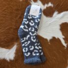 Plush Cozy Leopard Print Socks