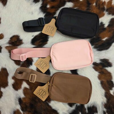 Solid Color Crossbody Fanny Belt Bag