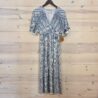 Bohemian Resort Unique Printed Slit Maxi Dress