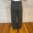 Acid Wash Fleece Palazzo Sweatpants with Pockets