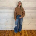 Stitch Detailed Oversized Sweater
