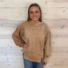 Halo Washed French Terry Exposed Seam Sweatshirt