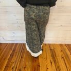 Lace Tulip Washed Camo Relaxed Fit Jean
